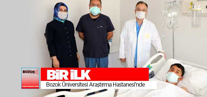Yozgat Araştırma ve Uygulama hastanesinde bir ilk