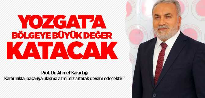 Rektör Karadağ, açıklamalarda bulundu