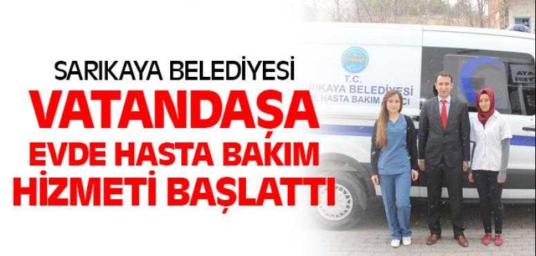 Sarıkaya Belediyesi Evde Bakım Hizmeti Başlattı