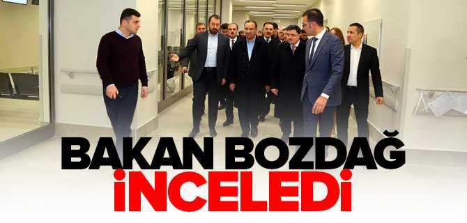 Bakan Bozdağ, Yozgat Şehir Hastanesinde İncelemelerde Bulundu