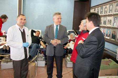 Belediye Personelinden Kan Bağışına Destek