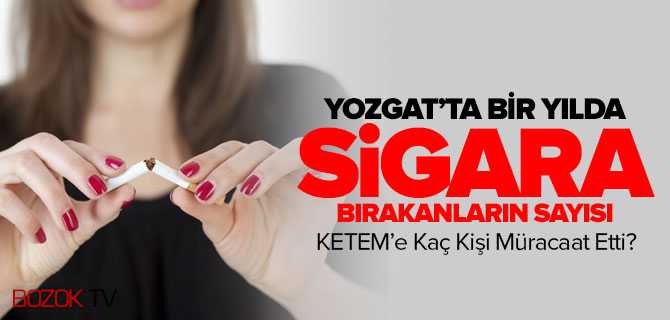 Yozgat'ta Bir Yılda Kaç Kişi Sigara Bıraktı