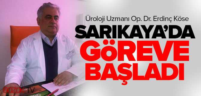 Sarkaya'da Üroloji Uzmanı Hasta Kabulüne Başladı