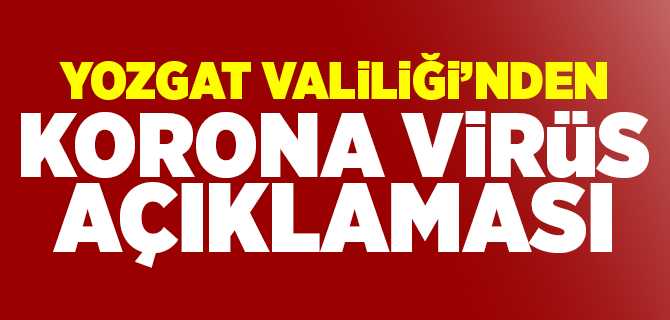 Yozgat Valiliği Korona Virüs İçin Toplandı