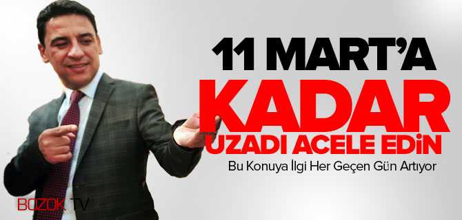 TKDK Proje Sunumu 11 Mart'a Kadar Uzatıldı