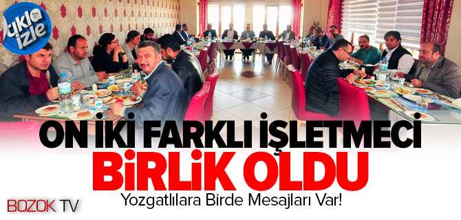 Yozgat'ta 12 İşletmeci Birlik Oldu Platform Kurdu