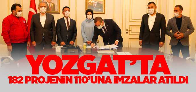 Yozgat'ta TKDK 9’uncu çağrı döneminde 182 projenin 110’una imzalar atıldı