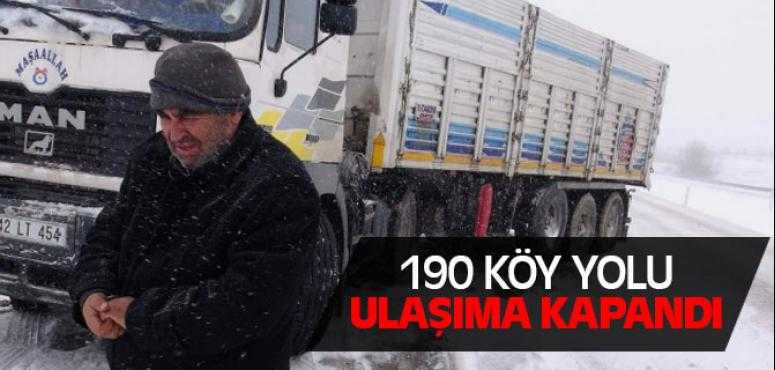190 Köy Yolu Kapandı