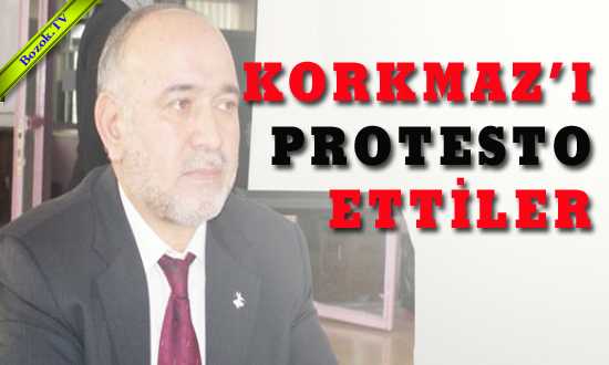 KORKMAZ’I PROTESTO ETTİLER