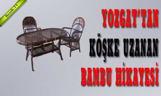YOZGAT’TAN KÖŞKE UZANAN BAMBU HİKAYESİ