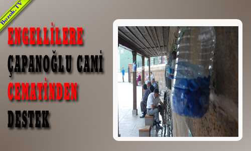 ENGELLİLERE CAMİ CEMATİNDEN DESTEK