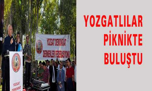 YOZGAT’LILAR PİKNİKTE BULUŞTU