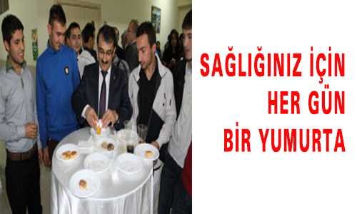SAÐLIÐINIZ İÇİN HER GÜN BİR YUMURTA