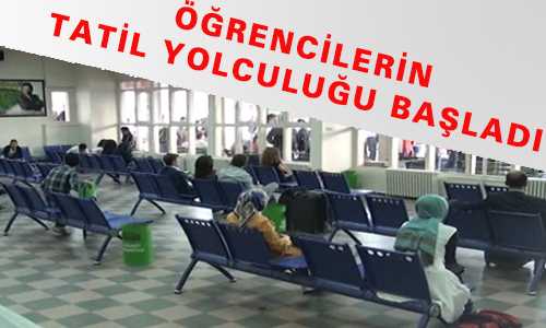 ÖÐRENCİLERİN TATİL YOLCULUÐU BAŞLADI