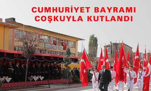 CUMHURİYET BAYRAMI COŞKUYLA KUTLANDI