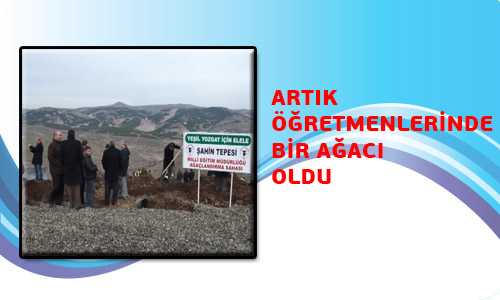 HER ÖÐRETMENE BİR FİDAN
