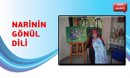 AÐZINDA FIRÇA İLE RENKLERİN DİLİ OLDU