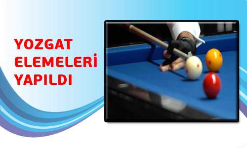 ÜÇ BANT BİLARDO TÜRKİYE ŞAMPİYONASI ELEMELERİ YAPILDI