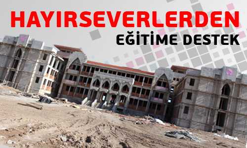 BOÐAZLIYANLI HAYIRSEVERLER EÐİTİME DESTEK OLUYOR