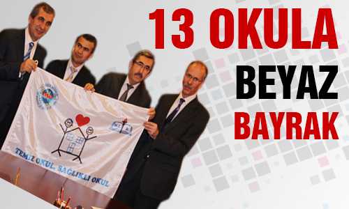 13 OKUL BEYAZ BAYRAK ALDI