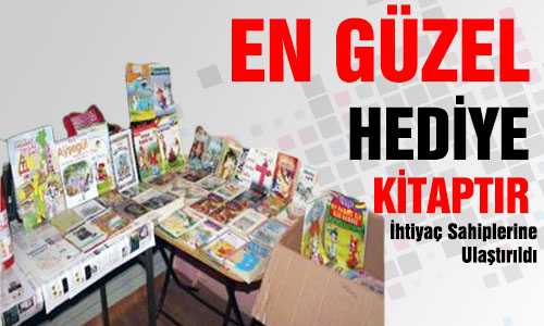 İHTİYAÇ SAHİPLERİNE KİTAPLAR DAÐITILDI