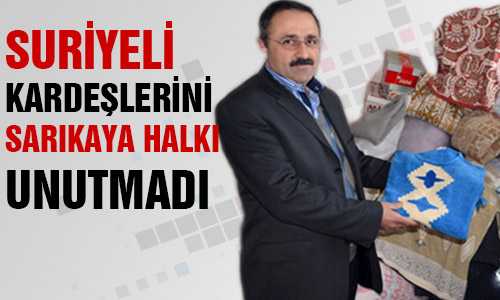 SURİYE’YE BİR YARDIMDA SARIKAYADAN