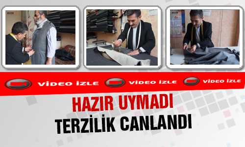 HAZIR GİYİMDE ÇARE BULAMAYAN TERZİYE GİDİYOR