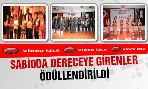 SABİO ÖDÜL TÖRENİ DÜZENLENDİ