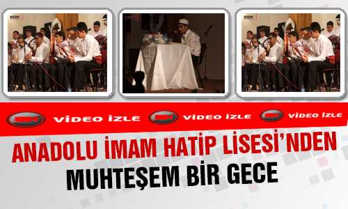 ANADOLU İMAM HATİP LİSESİNDEN KUTLU DOÐUM