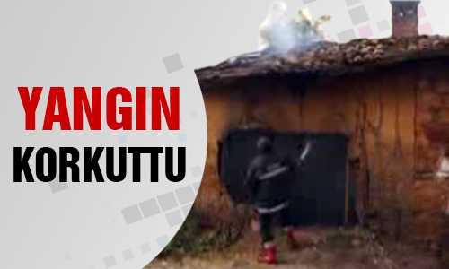 SABAH ÇIKAN YANGIN KORKUTTU