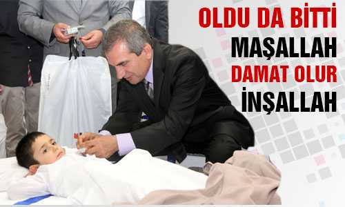 YERKÖY’DE TOPLU SÜNNET TÖRENİ GERÇEKLEŞTİRİLDİ