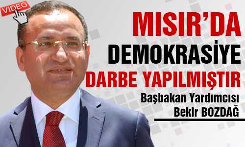 BOZDAÐ MISIR’DA DEMOKRASİ DARBESİ GERÇEKLEŞTİ