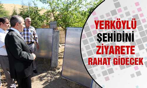YERKÖYDE ŞEHİTLİK YOLU YAPILACAK