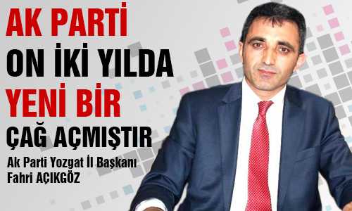 AK PARTİ 12 YAŞINDA