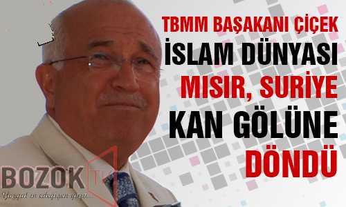 TBMM BAŞKANI ÇİÇÇEK SURİYE MISIR KAN GÖLÜNE DÖNDÜ
