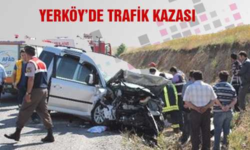 TRAFİK KAZASINDA 4 KİŞİ YEARALANMD