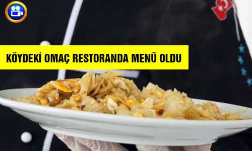KÖY KAHVALTISI OMAÇ RESTORAN MENÜSÜNDE