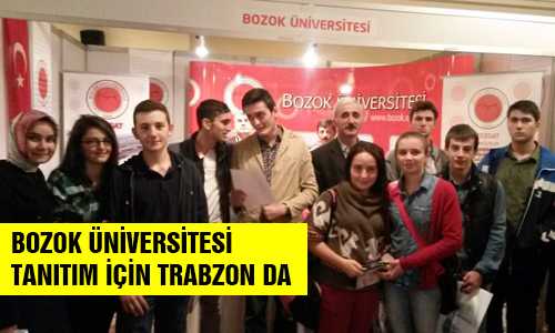 BÜ TRABZON EÐİTİM FUARINDA