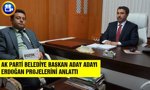 SATILMIŞ ERDOÐAN PROJELERİNİ ANLATTI