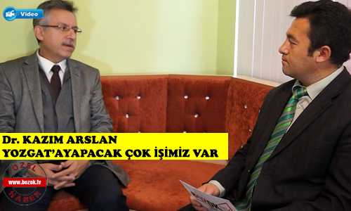 DR. ARSLAN KAMUOYUNUN TALEBİ ÜZERİNE ADAY OLDUM