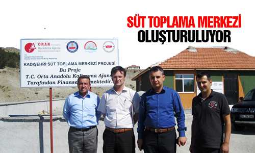 SÜT TOPLAMA MERKEZİ OLUŞTURUYOR