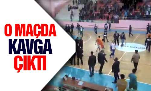 YOZGAT’TA HENTBOL MAÇINDA KAVGA