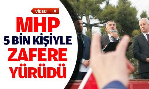 Bektaş’a Destek için 5 Bin Kişi Zafere Yürüdü