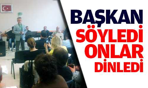 Başkan’dan Koroya Süpriz Ziyaret