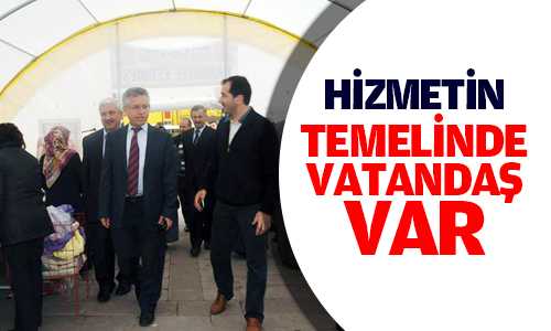 Başkan Arslan Hizmetin Temelinde Vatandaş Var