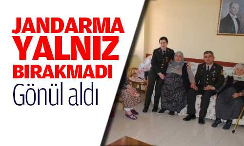 İl Jandarma Personeli Esenli Yaşlılar Huzur Evinde