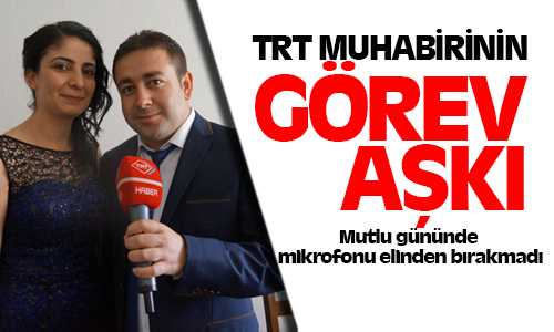 Muhabirin Görev Aşkı Mikrofonı Elinden Bırakmadı