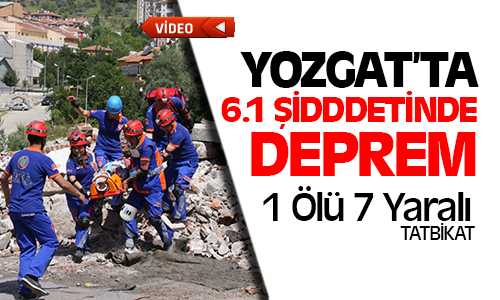 Deprem Tatbikatı Gerçeğini Aratmadı