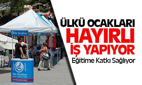 Yozgat Ülkü Ocakları İhtiyaç Sahibi Öğrenciler için Kermes Düzenledi
