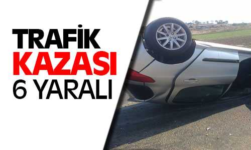 Yerköyde Trafik Kazası 6 Yaralı